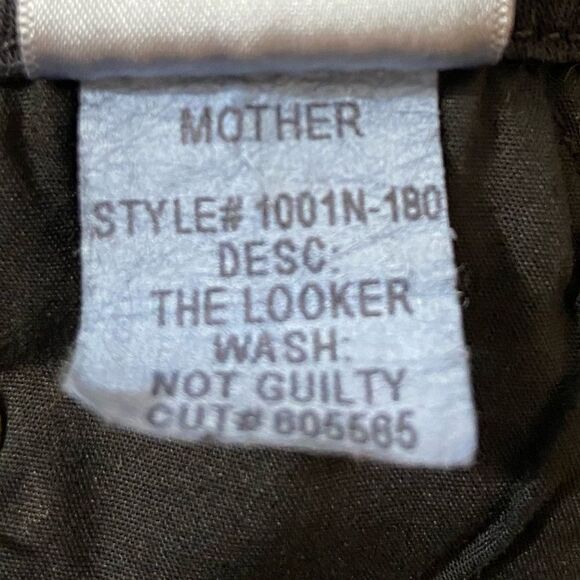Mother The Looker Skinny Black Jeans Cut Out Size 26 - Picture 10 of 10